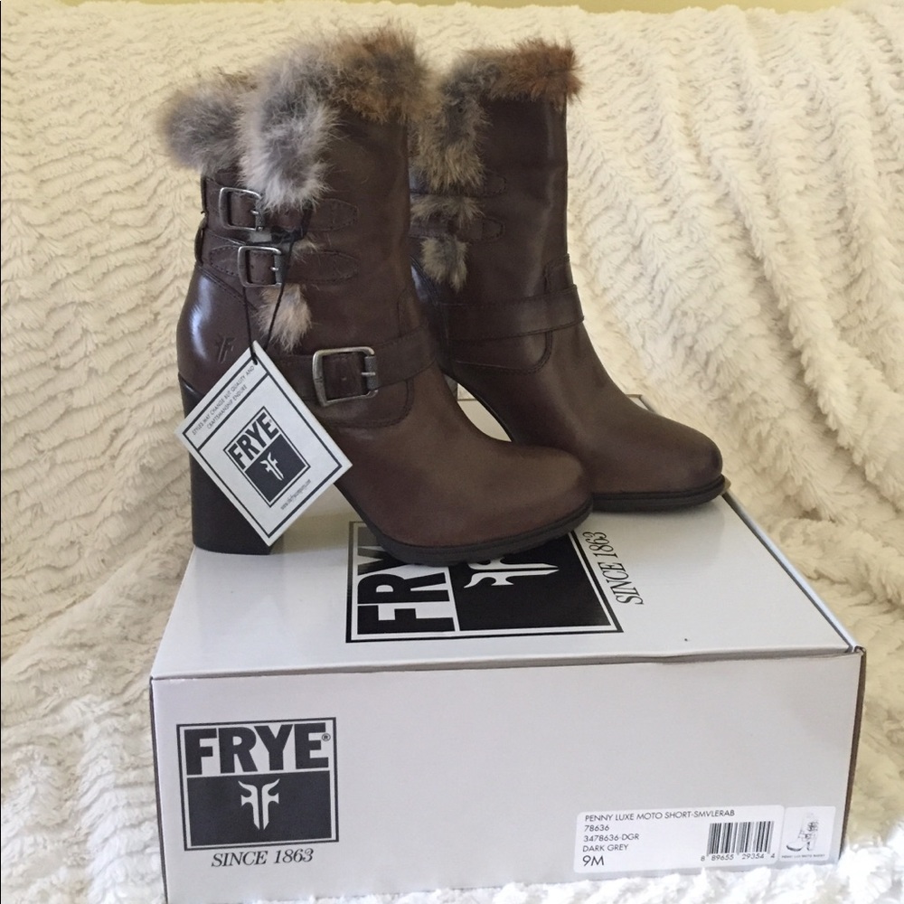 Penny Luxe Frye boots- Moto Short-